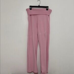 Pink Women's Knit Pants